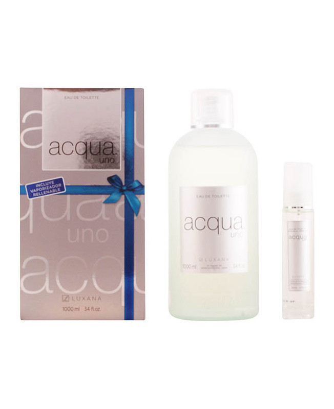 Set de Perfume Mujer Acqua Uno Luxana 600001 (2 pcs)