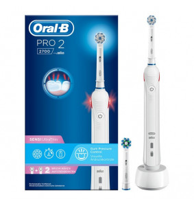 Cepillo de Dientes Eléctrico Oral-B PRO2700 Blanco