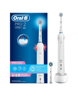 Cepillo de Dientes Eléctrico Oral-B PRO2700 Blanco