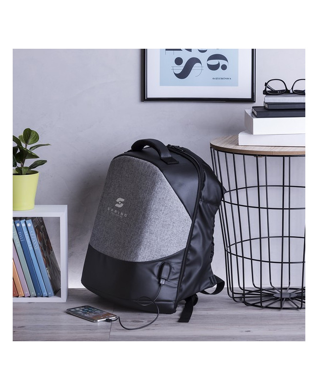 Mochila Antirrobo con USB y Compartimento para Tablet y Portátil 145947