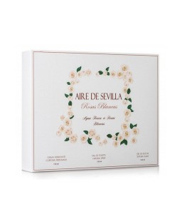 Set de Perfume Mujer Rosas Blancas Aire Sevilla (3 pcs)