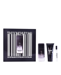 Set de Perfume Hombre 212 Vip Black Carolina Herrera (3 pcs)