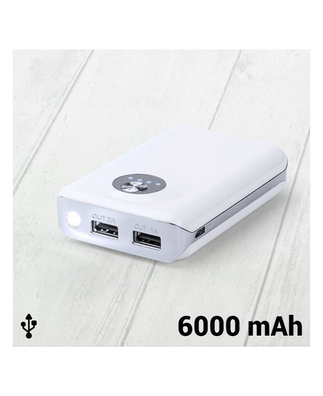 Power Bank con Doble USB 6000 mAh 144962