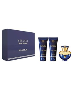 Set de Perfume Mujer Dylan Blue Versace (3 pcs)