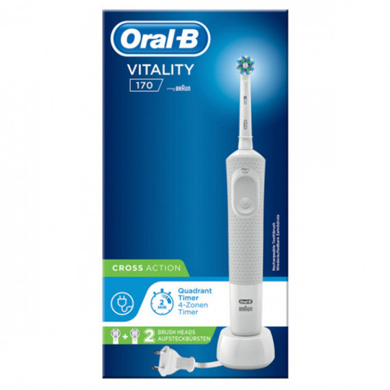 Cepillo de Dientes Eléctrico Oral-B Vitality 170 Cross Action Blanco
