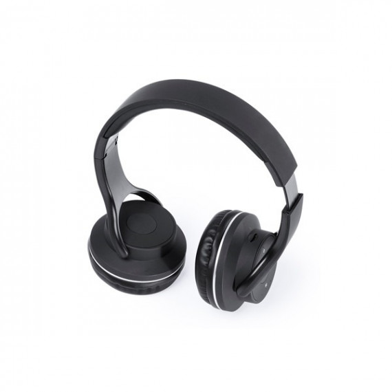 Auriculares de Diadema Plegables con Bluetooth USB FM 6W Negro 146131