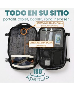 Mochila cabina al vacio 40x30x20 con bomba  Maxx Patt 