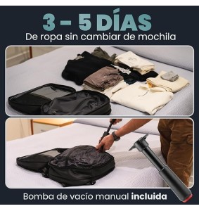 Mochila cabina al vacio 40x30x20 con bomba  Maxx Patt 