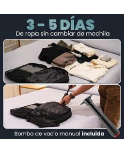 Mochila cabina al vacio 40x30x20 con bomba  Maxx Patt 